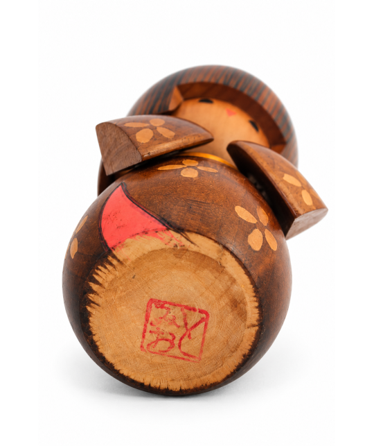Kokeshi sosaku vintage par Tomyo Ishida