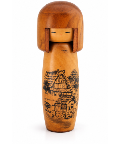 Kokeshi sosaku vintage par Usaburo