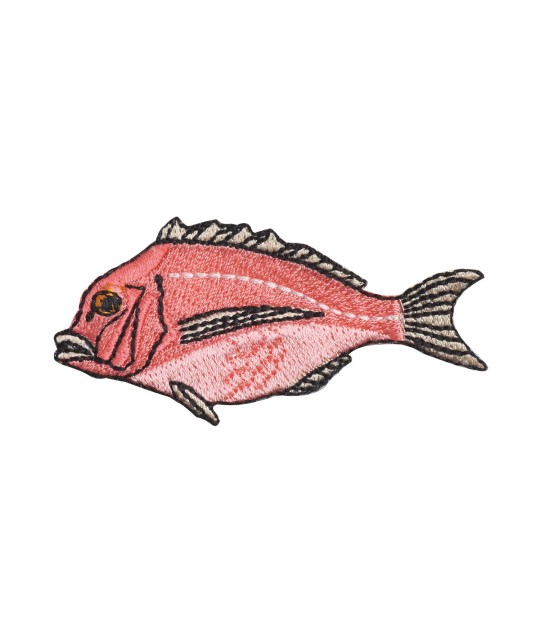 Patch brodé Daurade Rouge