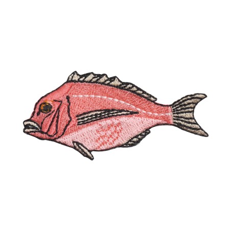 Patch brodé Daurade Rouge