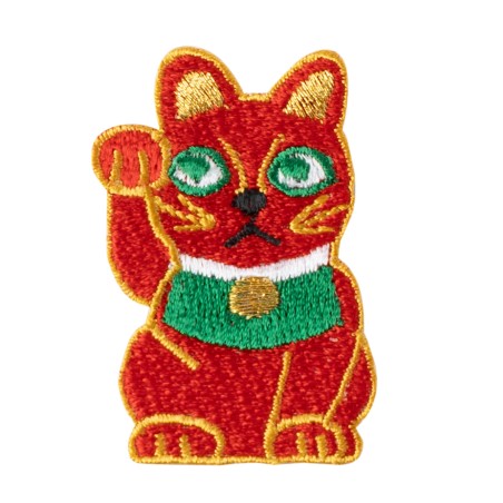 Patch Maneki Neko Rouge