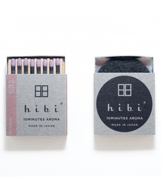 ENCENS ALLUMETTE HIBI GERANIUM