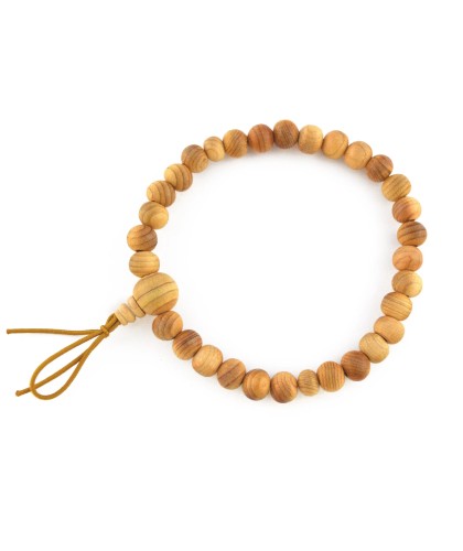 Bracelet en bois de cyprès Hinoki de 7 mm