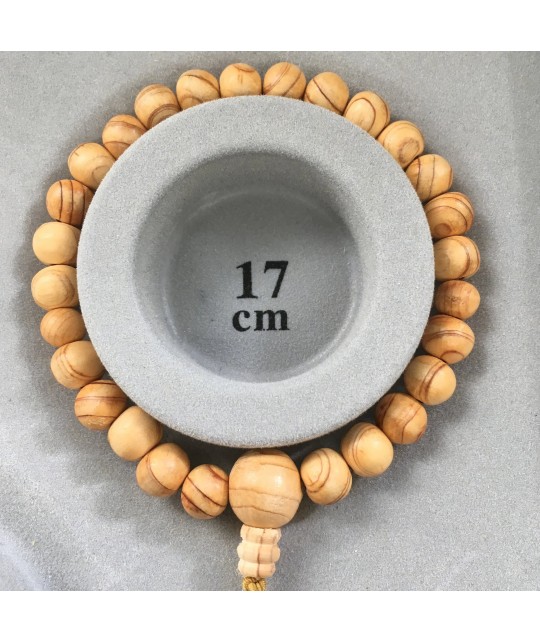 Bracelet en bois de cyprès Hinoki de 7 mm