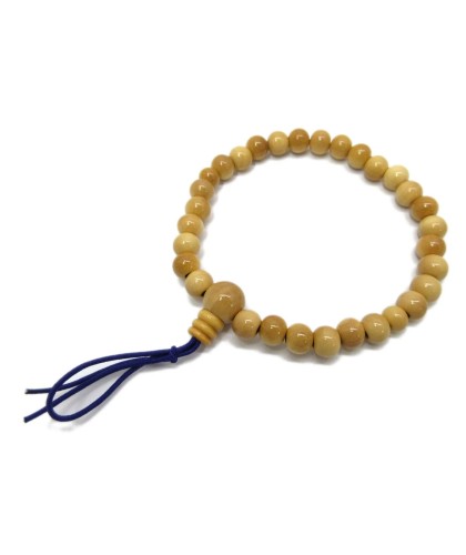 Bracelet en bois de Buis Tsuge de 7 mm