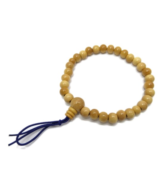 Bracelet en bois de Buis Tsuge de 7 mm