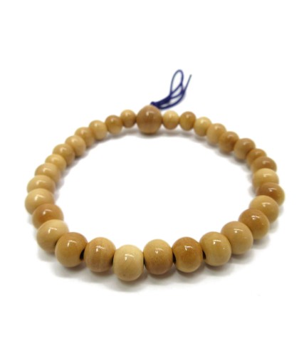 Bracelet en bois de Buis Tsuge de 7 mm