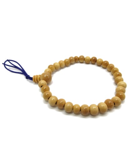 Bracelet en bois de Buis Tsuge de 7 mm