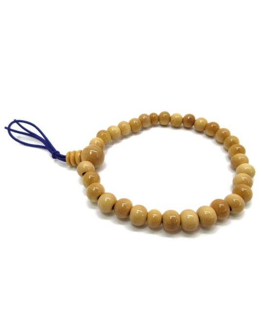 Bracelet en bois de Buis Tsuge de 7 mm