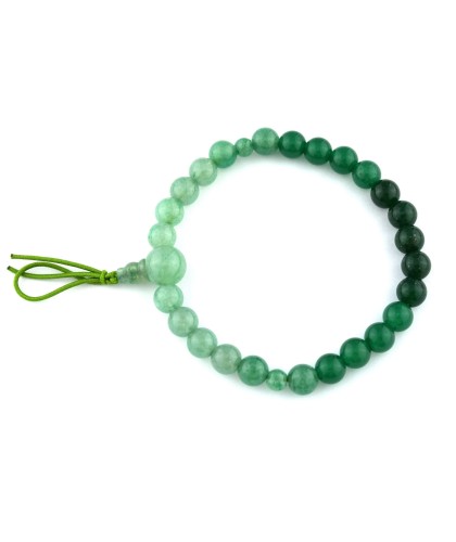 Bracelet en jade indien dégradé de 7 mm