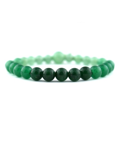 Bracelet en jade indien dégradé de 7 mm