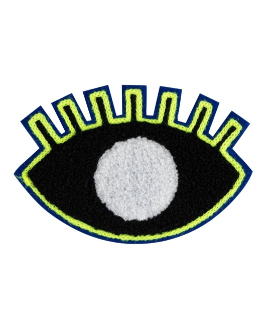 Patch chenille / Fantôme borgne (noir)