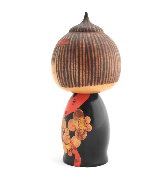 Rare kokeshi sosaku vintage par Yuji Kawase