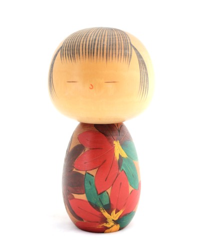 Kokeshi sosaku vintage par Yuji Kawase