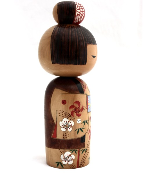 Kokeshi sosaku vintage par kojo Tanaka