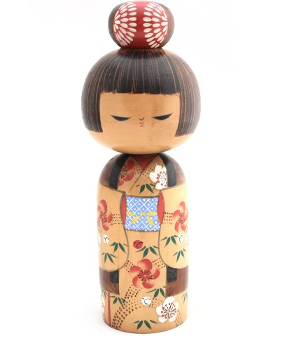 Kokeshi sosaku vintage par kojo Tanaka